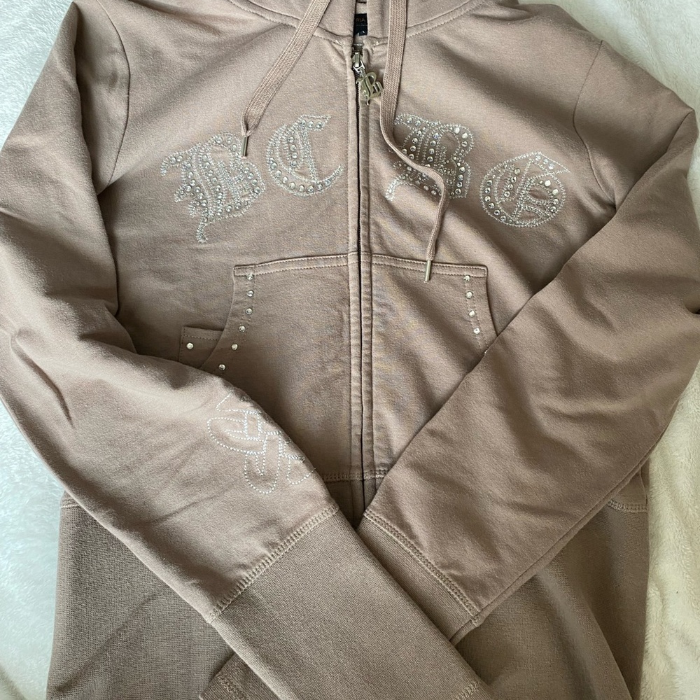 Y2K BCBG Zipup Light Brown Jacket